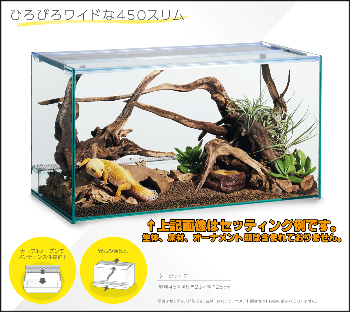 レプテリアクリア450スリム GEX