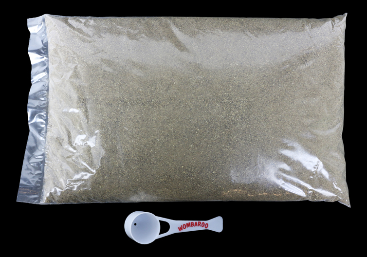 ウォンバルーハービヴォラスレプタイルミール1kg スプーン入り