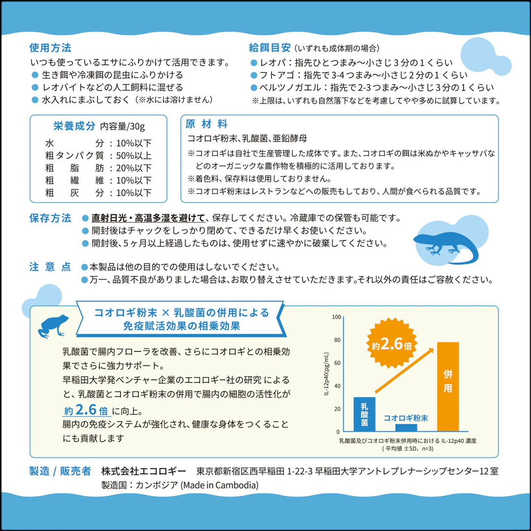 レプケア30g 背面