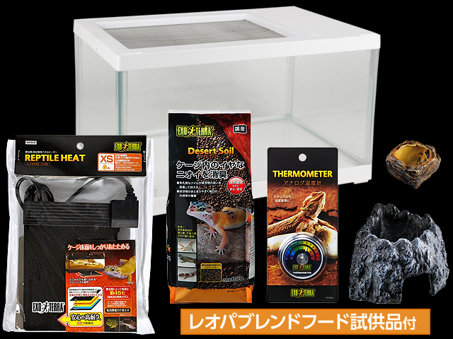 レオパ飼育キットS TV　セット内容