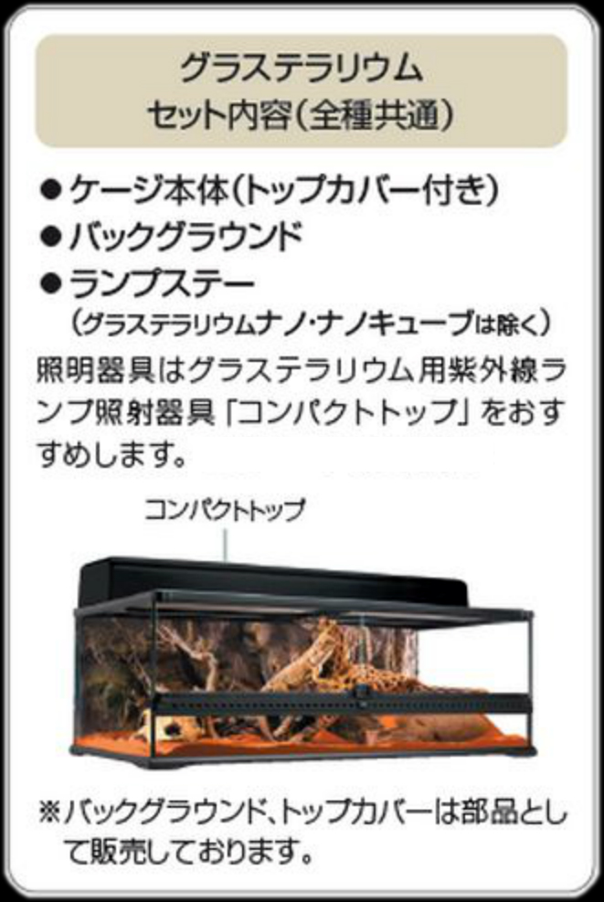 グラステラリウム4545　エキゾテラ　ジェックス