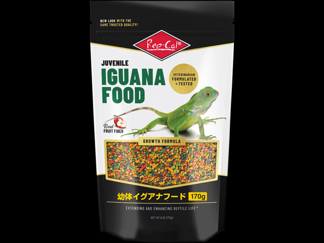 幼体イグアナフード170g Rep-Cal(レップカル) イグアナの餌 草食性爬虫類の餌