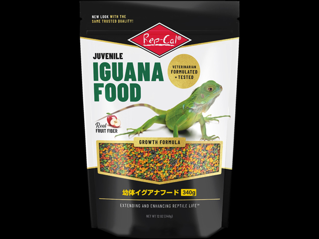幼体イグアナフード340g Rep-Cal(レップカル) イグアナの餌 草食性爬虫類の餌