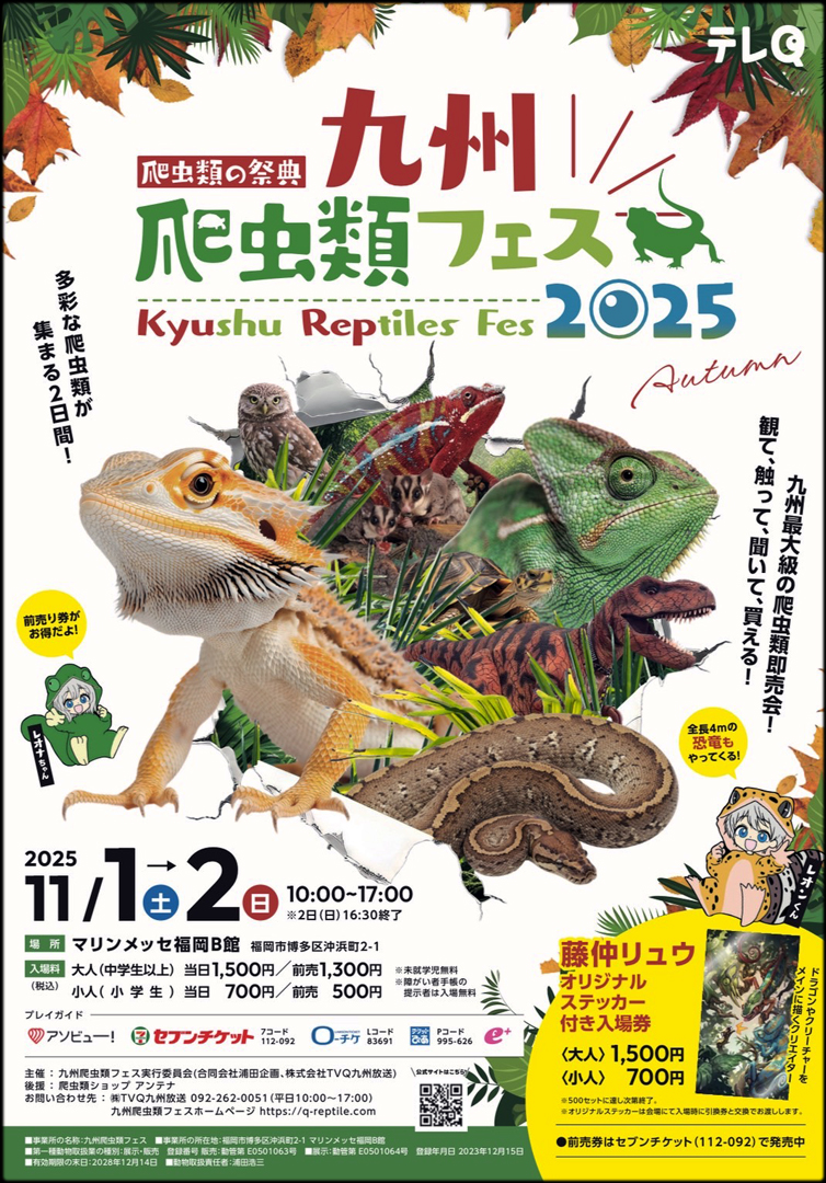 九州爬虫類フェス 九レプ