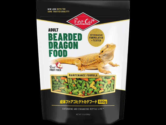 成体フトアゴヒゲトカゲフード680g　Rep-Cal(レップカル)　雑食性爬虫類の餌