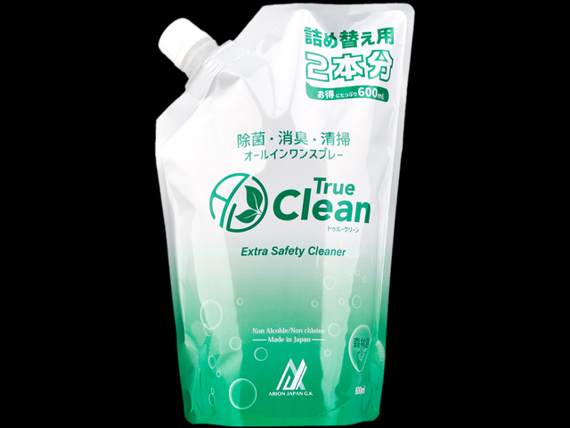 トゥルークリーン詰め替え用600ml(2本分)　アリオンジャパン　Arion Japan